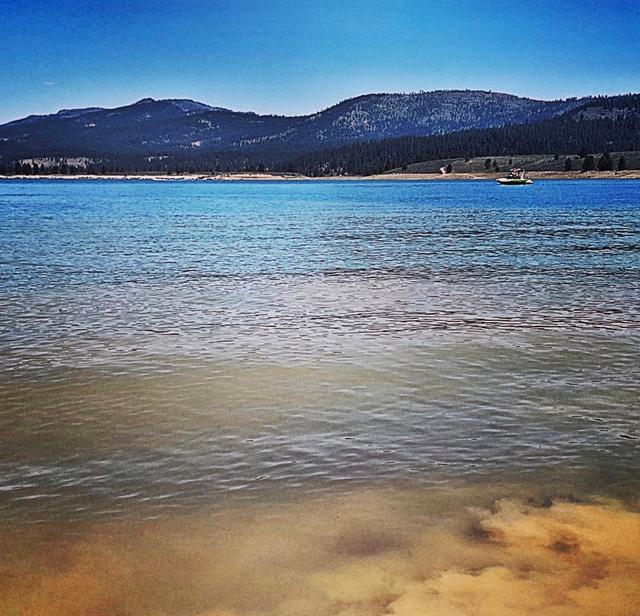 Hidden Beach on Boca Reservoir