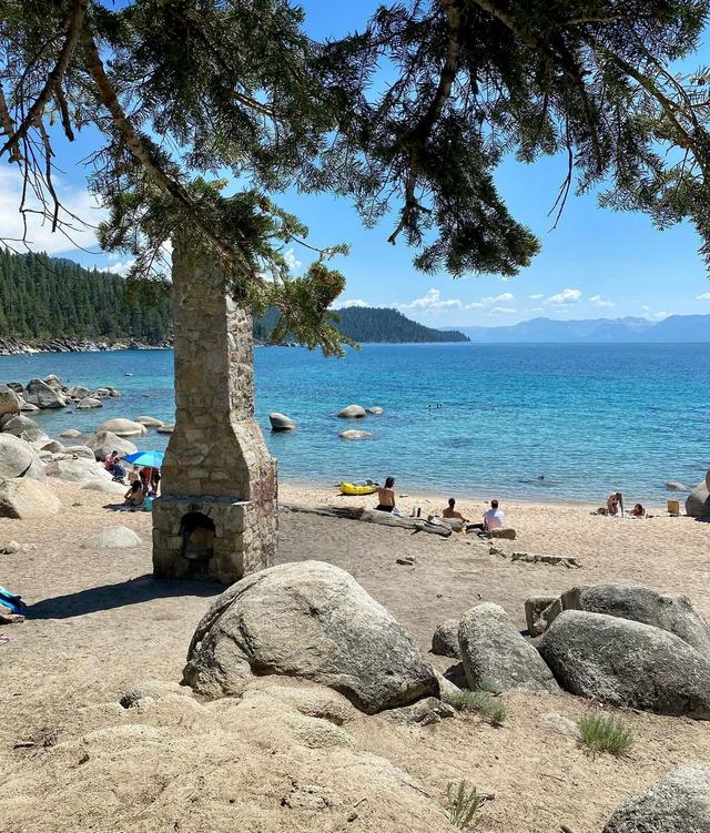 Chimney Beach on Lake Tahoe