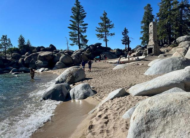 Chimney Beach on Lake Tahoe