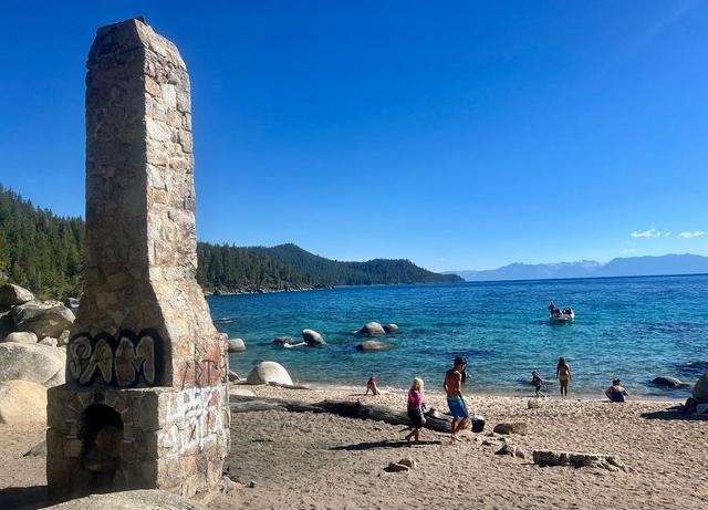 Chimney Beach on Lake Tahoe