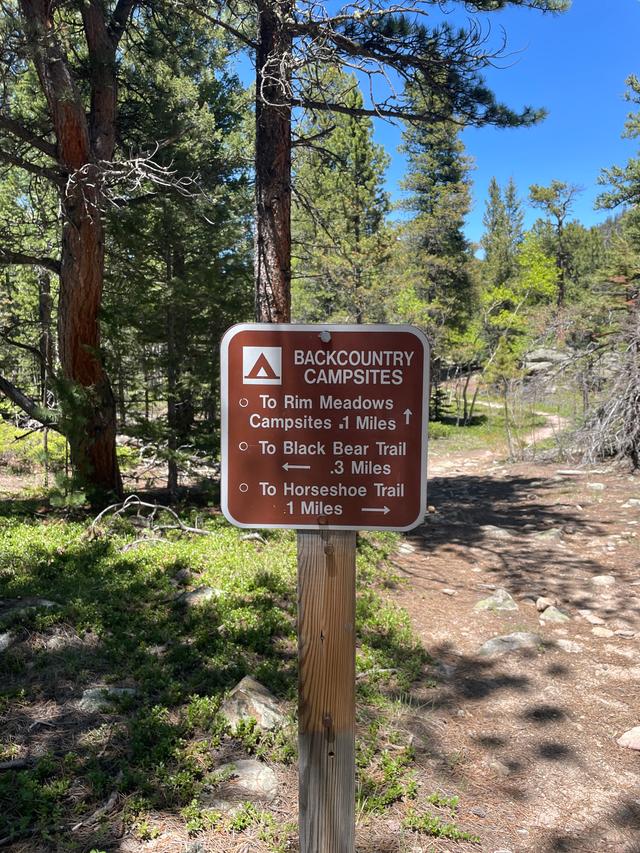 Horseshoe trailhead 