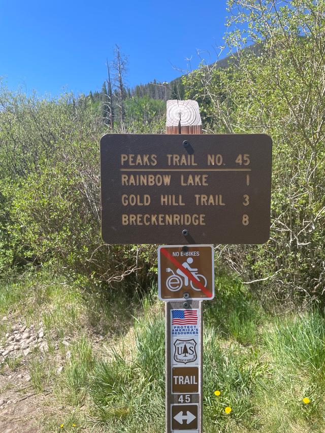 Peaks trailhead