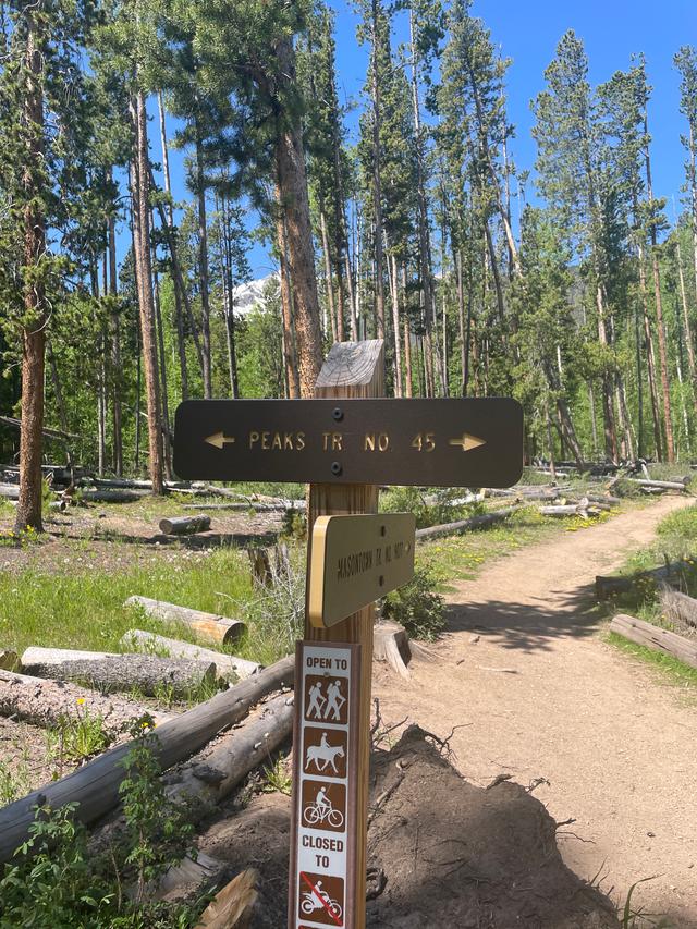 Peaks trailhead 