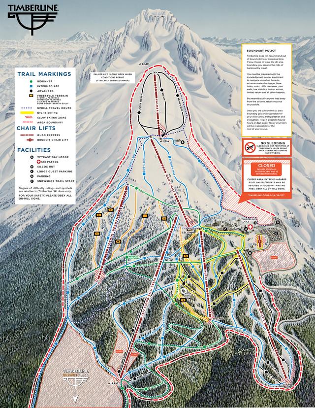 Timberline Lodge Ski Area