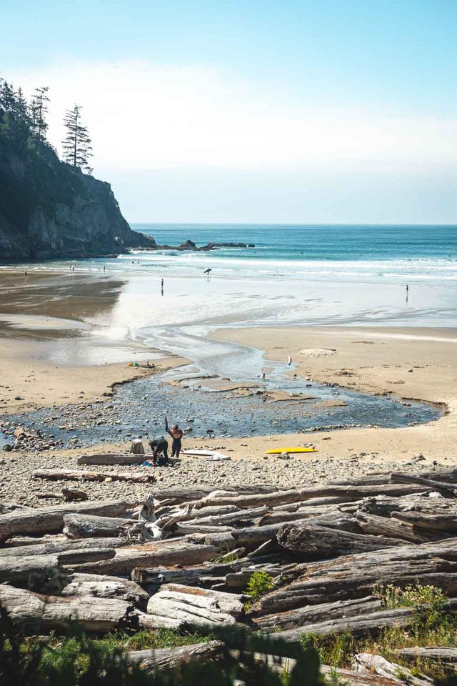 Short Sand Beach in Oswald West State Park