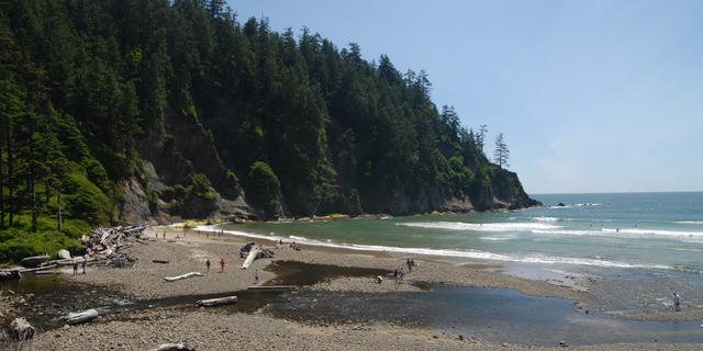 Short Sand Beach in Oswald West State Park