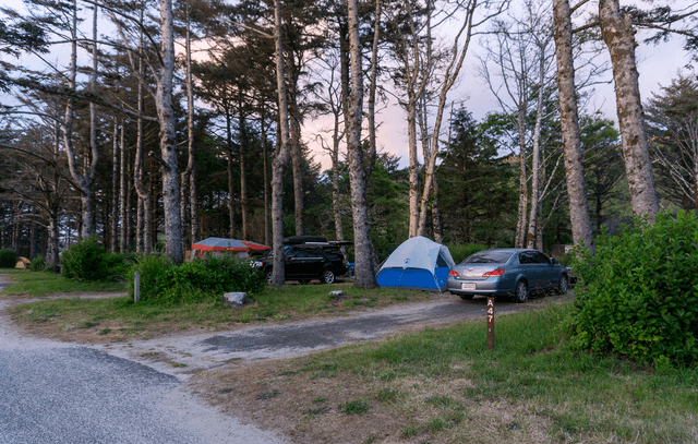 Cape Lookout State Park campground