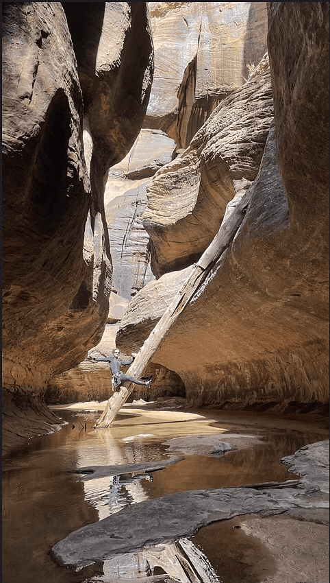 The subway Shuttle route - Zion National Park 